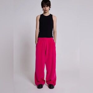 JADED LONDON Hot Pink Velour Baggy Monster
Joggers, XS